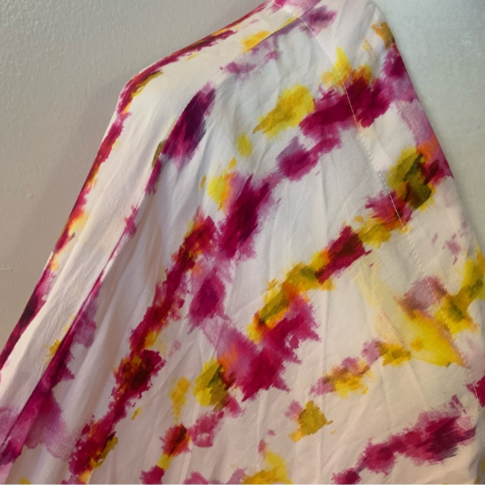 Anthropologie Tye Dye Combo Colorful Kimono Wrap - Picture 10 of 11